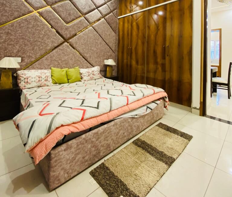 Interior of the modern loft